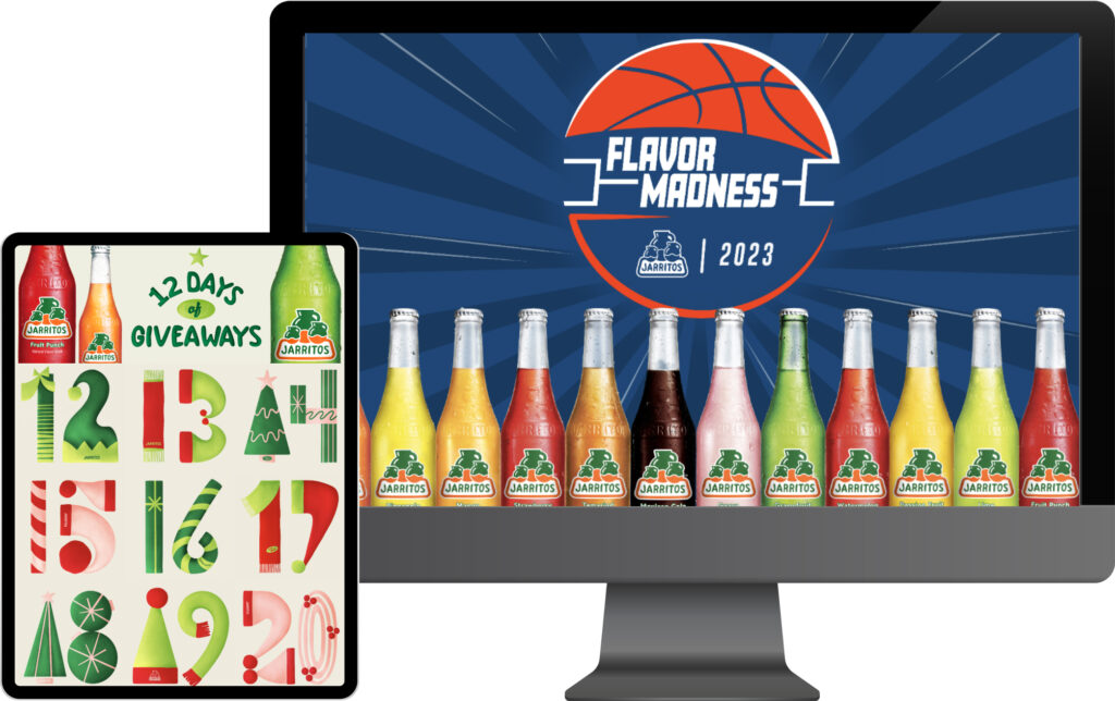 Jarritos countdown calendar and bracket