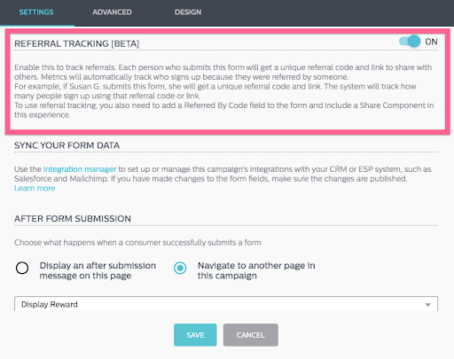 Referral-component