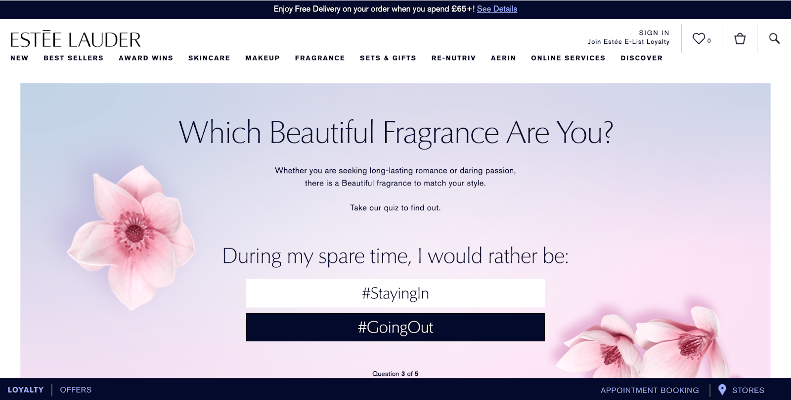 Estee Lauder Beautiful Fragrances: Zero-Party Data Collection